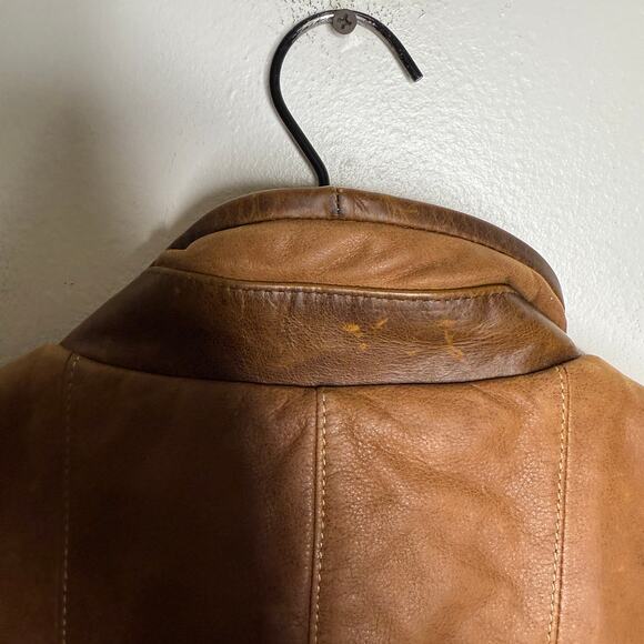 Lone Pine American Made Leather Cashmere Wool Womens Vest Medium - Picture 8 of 12